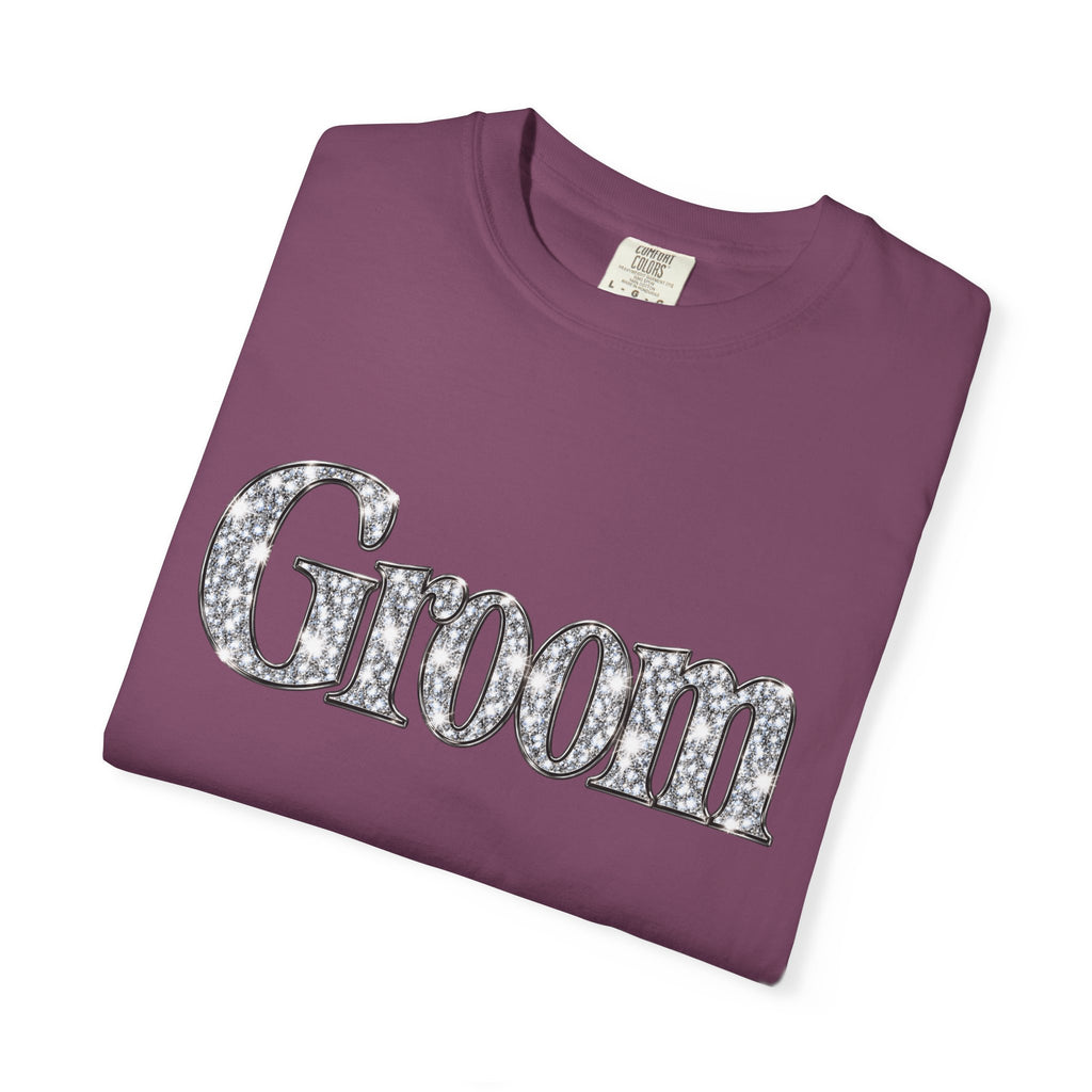 Groom Logo T-Shirt — Wedding Party Tee for Groom and Groomsmen