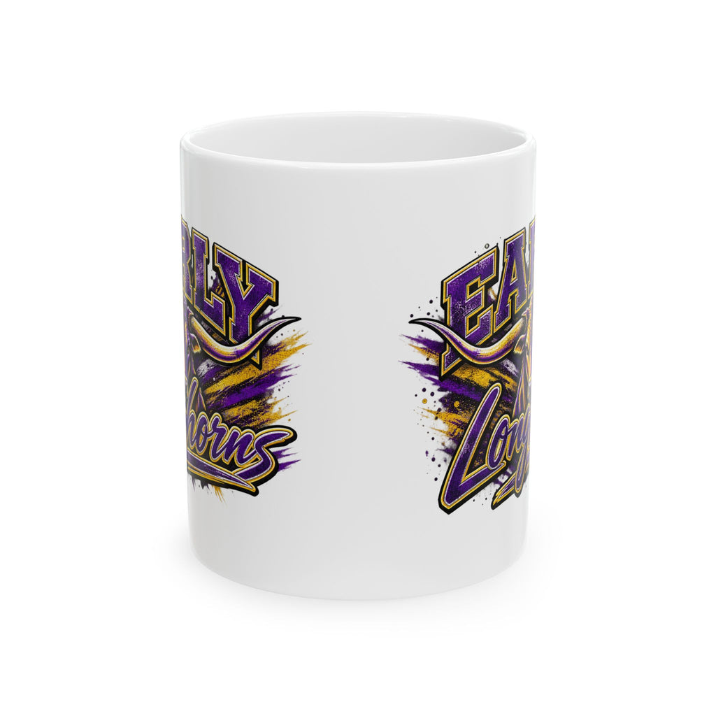 Early Longhorns Ceramic Mug, (11oz, 15oz)