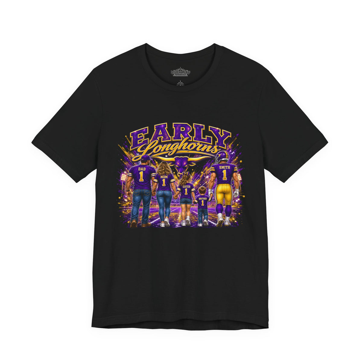 Early Longhorns Family Graphic Tee