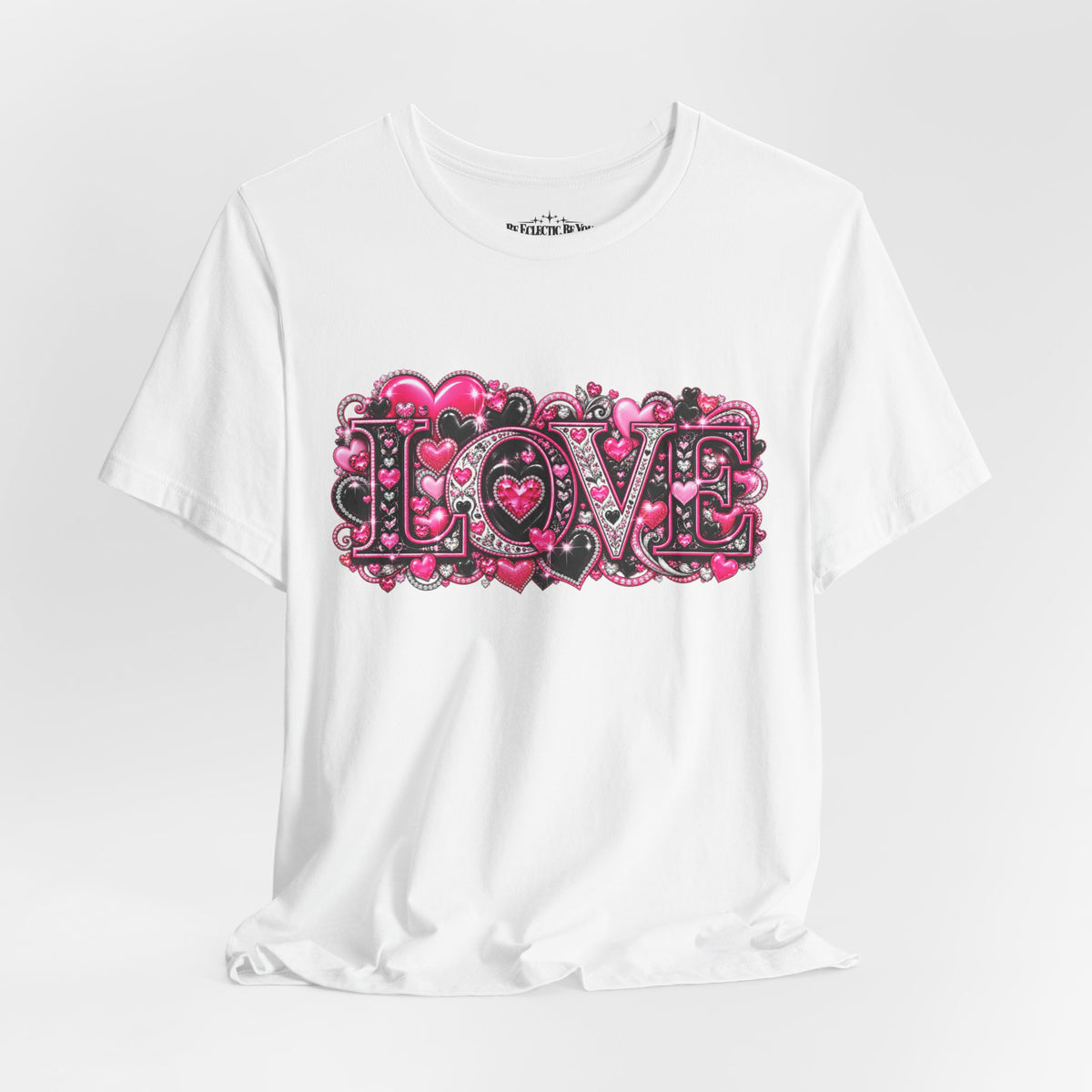 Love Graphic T-Shirt – Romantic Pink Valentine’s Day Tee