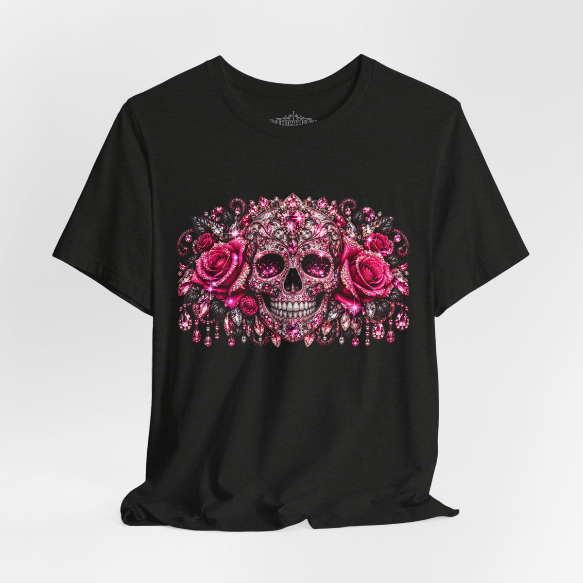Sugar Skull Roses Gothic T-Shirt