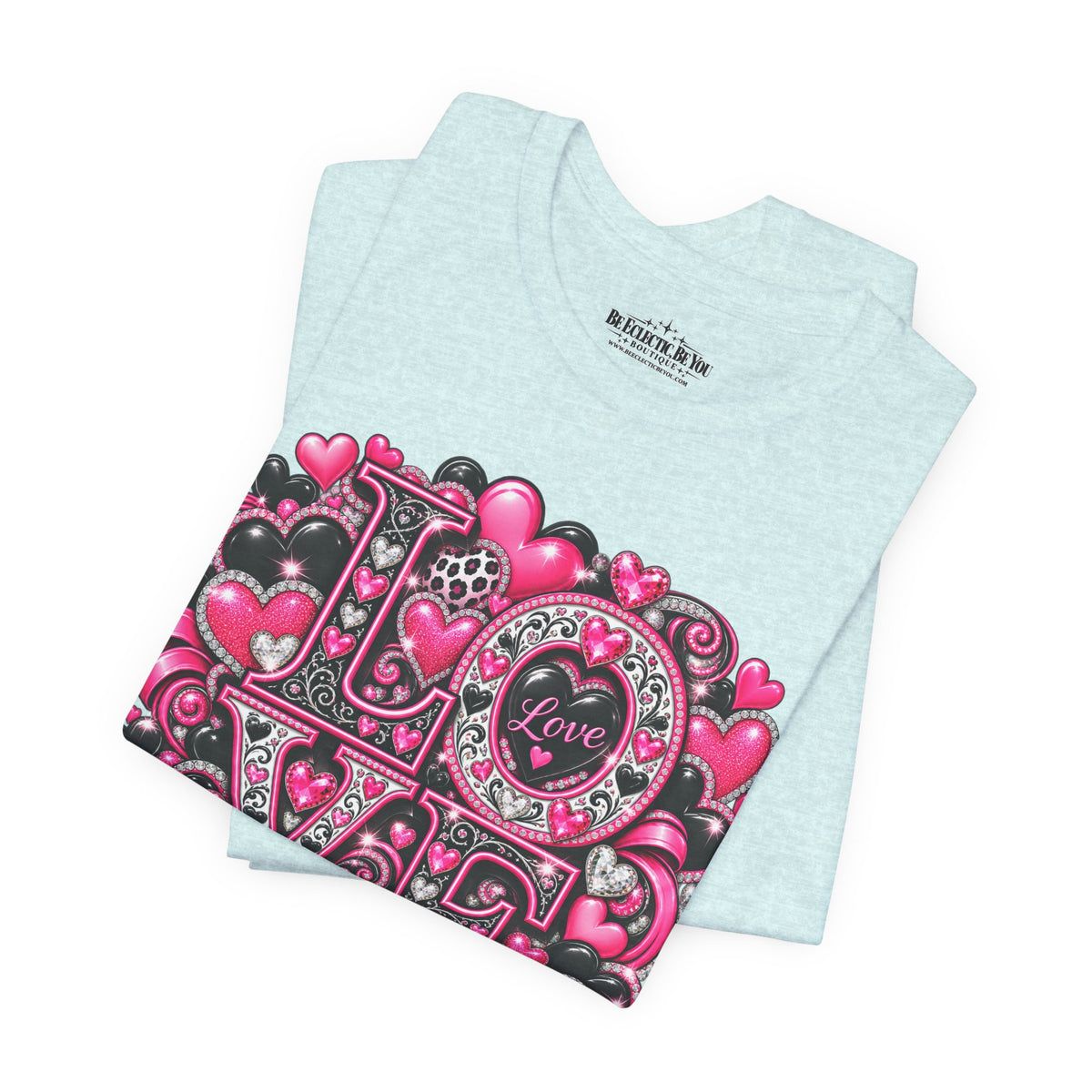 Love Heart Graphic T-Shirt – Romantic Valentine’s Day Tee