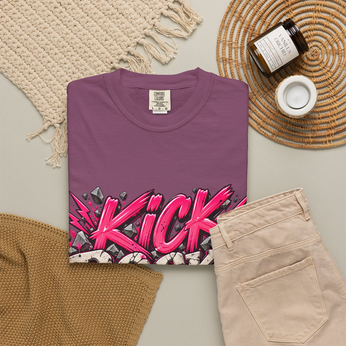 Kick Rocks Graphic T-Shirt — Bold Retro Streetwear Tee