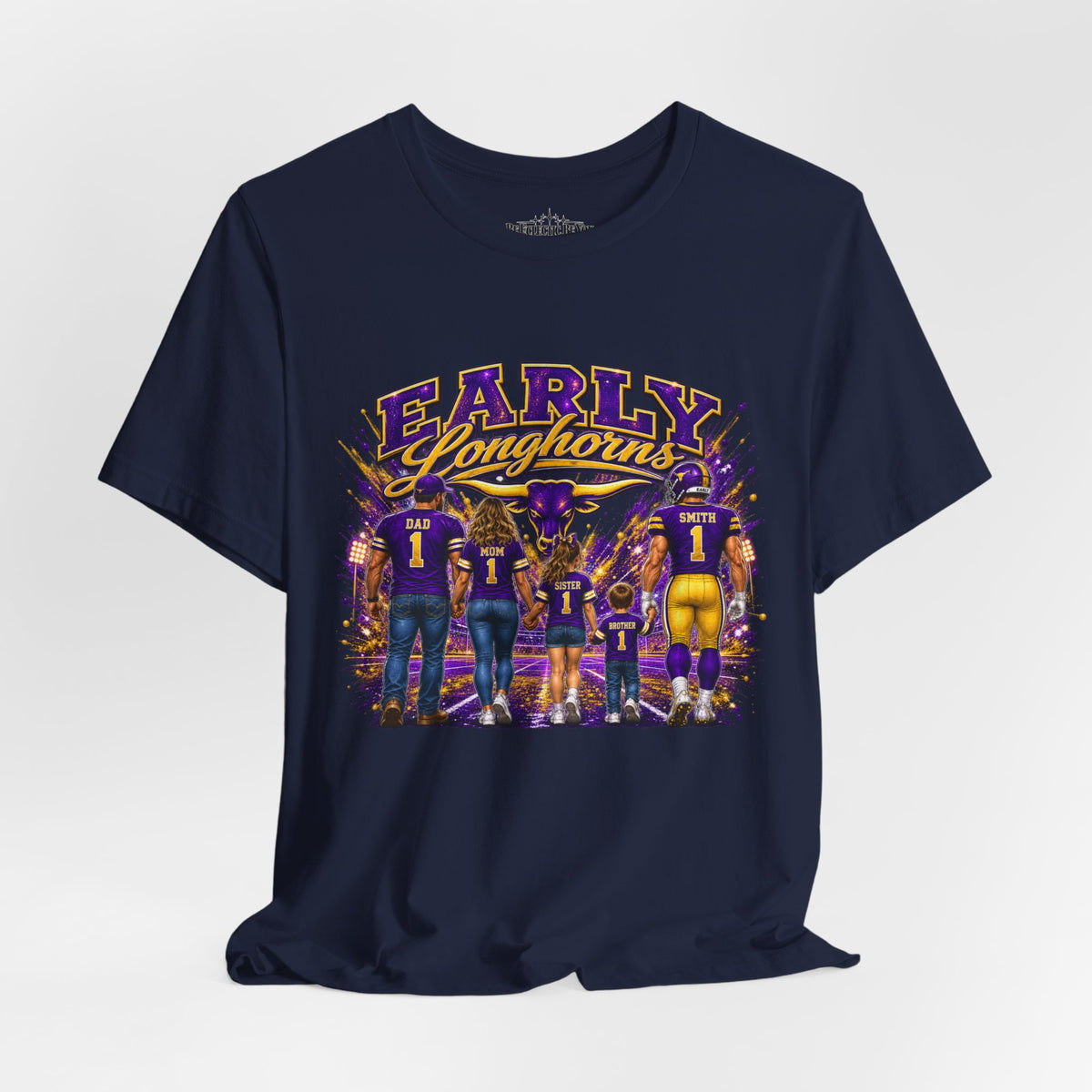 Early Longhorns Family Graphic Tee