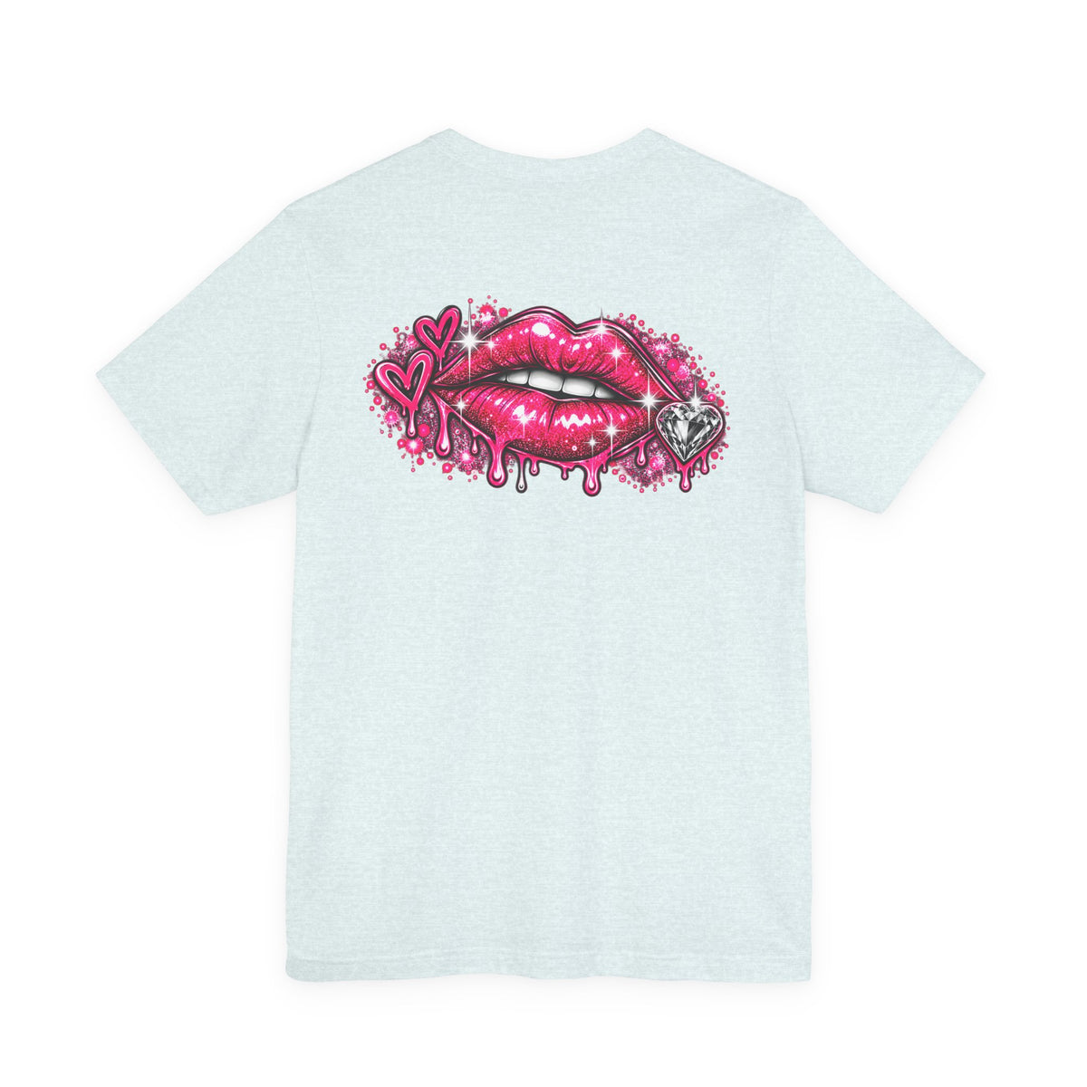 Sparkly Pink Lips Graphic Tee