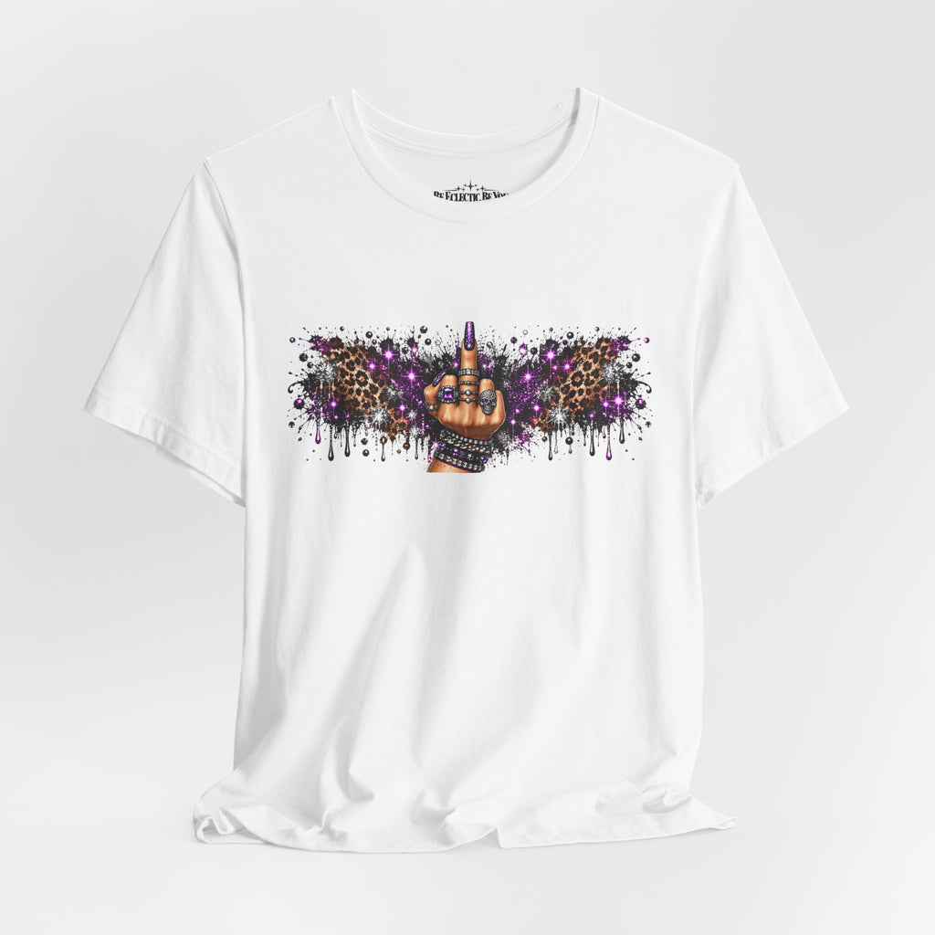 Rude Finger Graphic T-Shirt