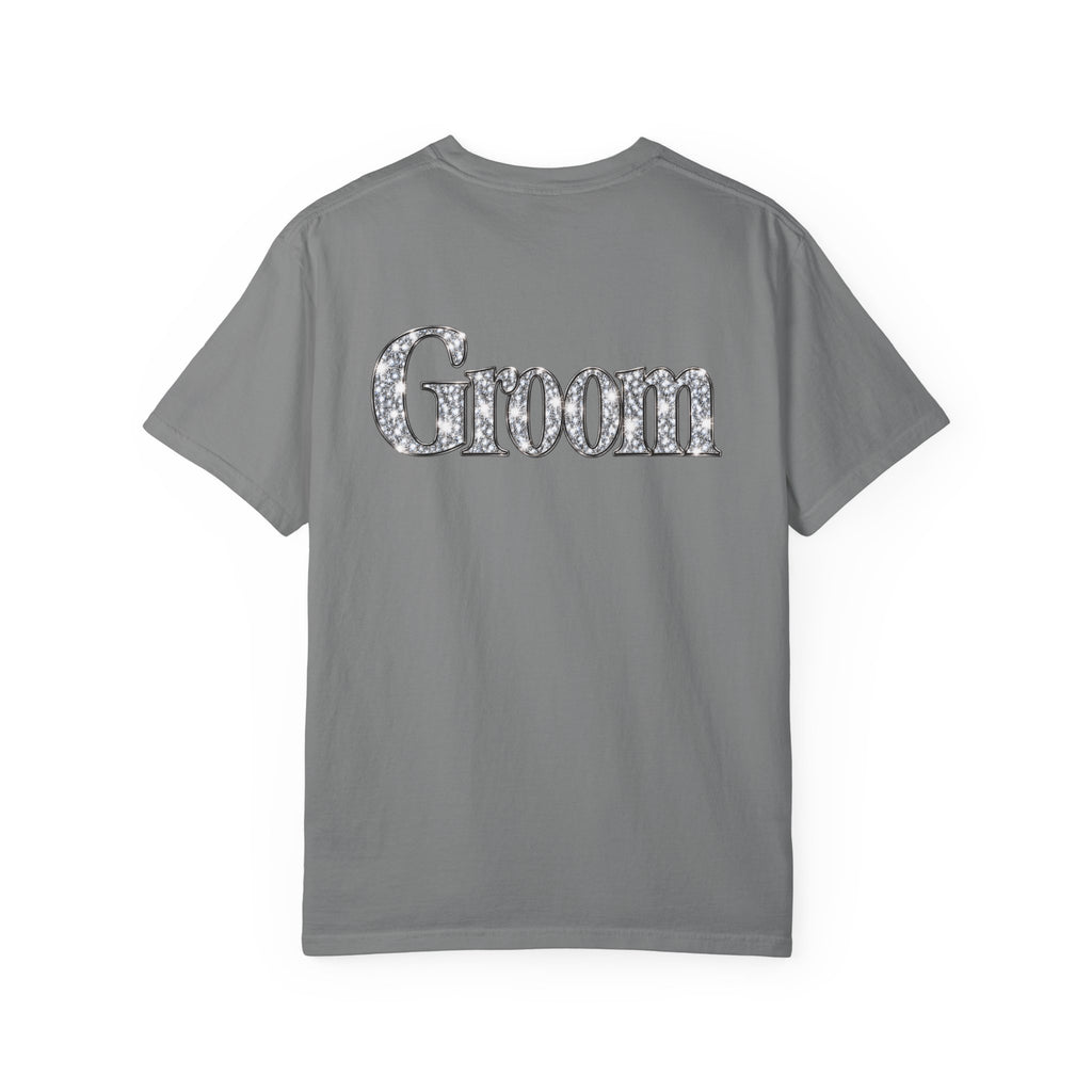 Groom Logo T-Shirt — Wedding Party Tee for Groom and Groomsmen