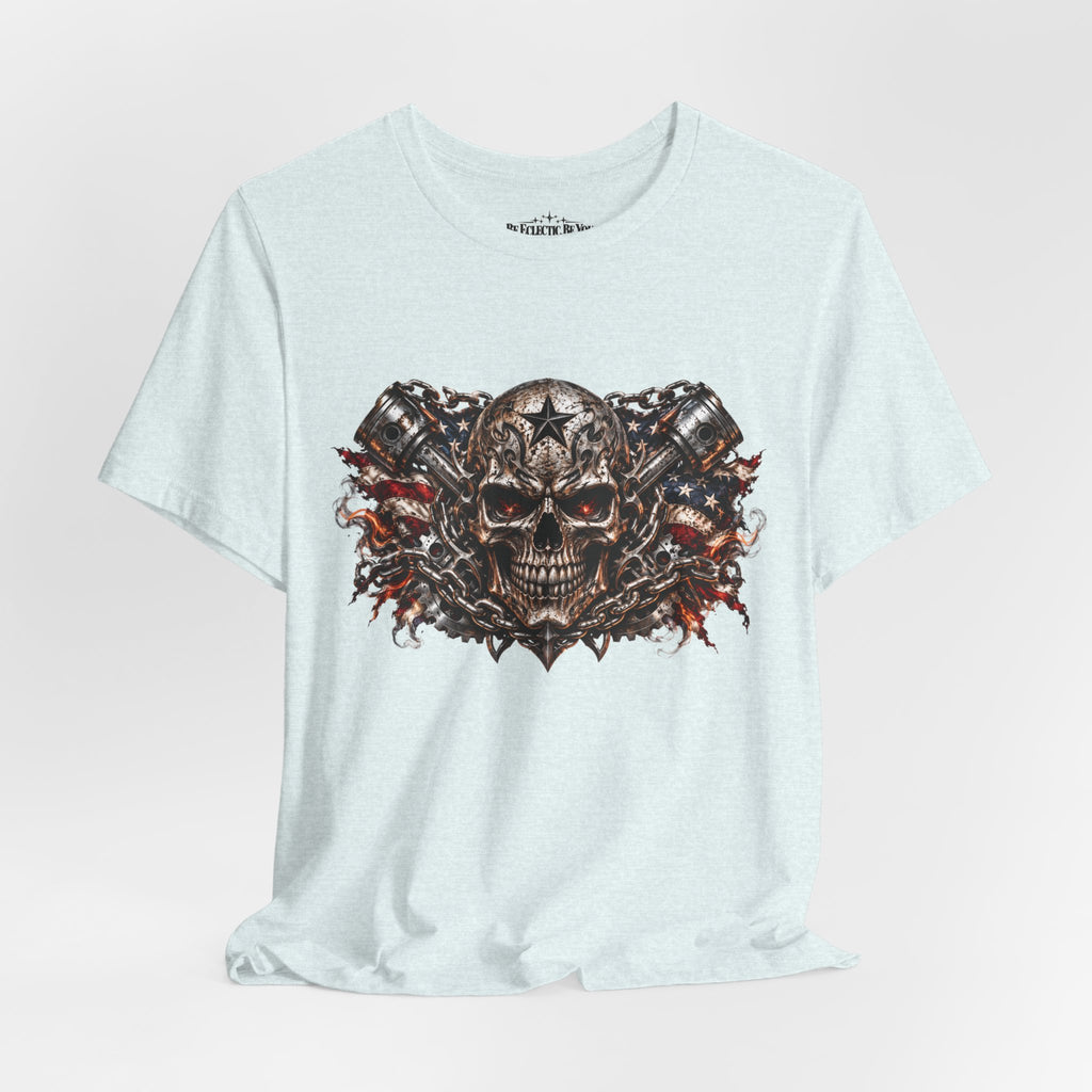 Skull and Chains Gothic Metal T-Shirt