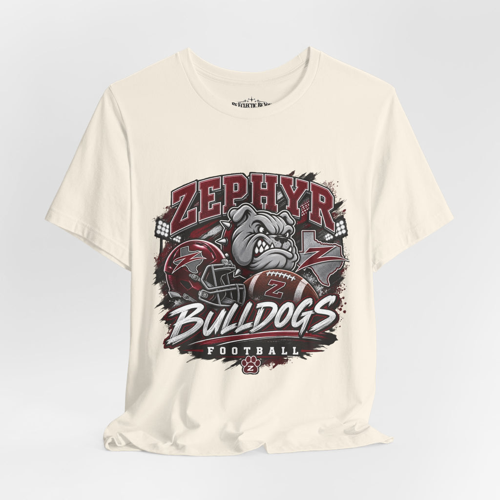 Zephyr Bulldogs Football Graphic Tee