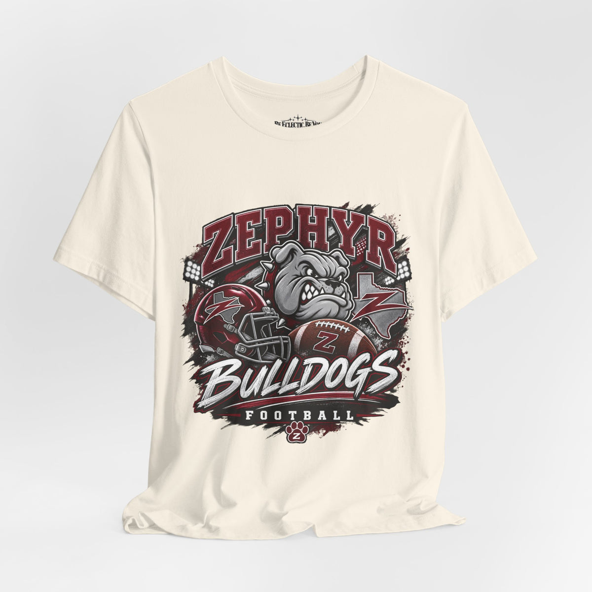 Zephyr Bulldogs Football Graphic Tee