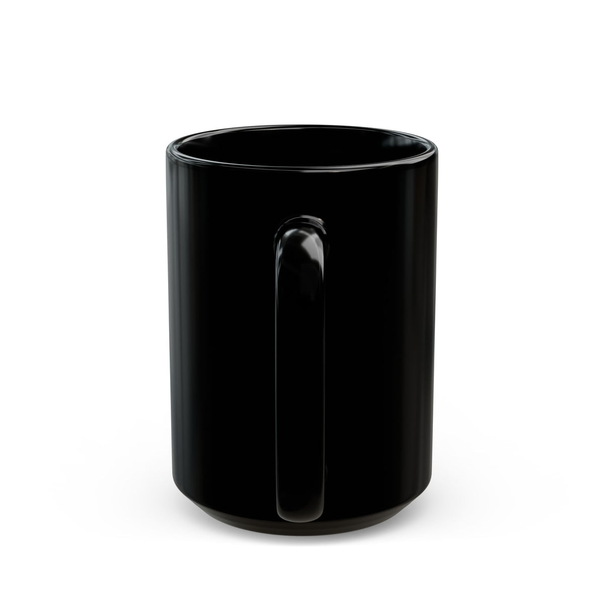 Skull & American Flag Black Mug — Gothic Biker Coffee Cup (11oz/15oz)