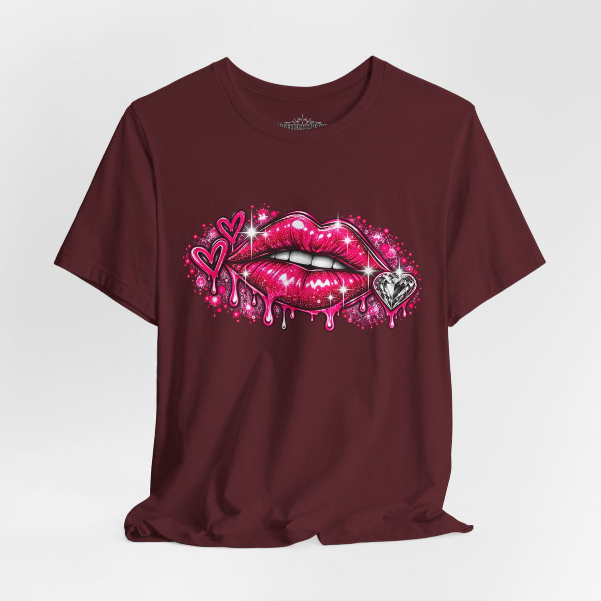 Sparkly Pink Lips Graphic Tee