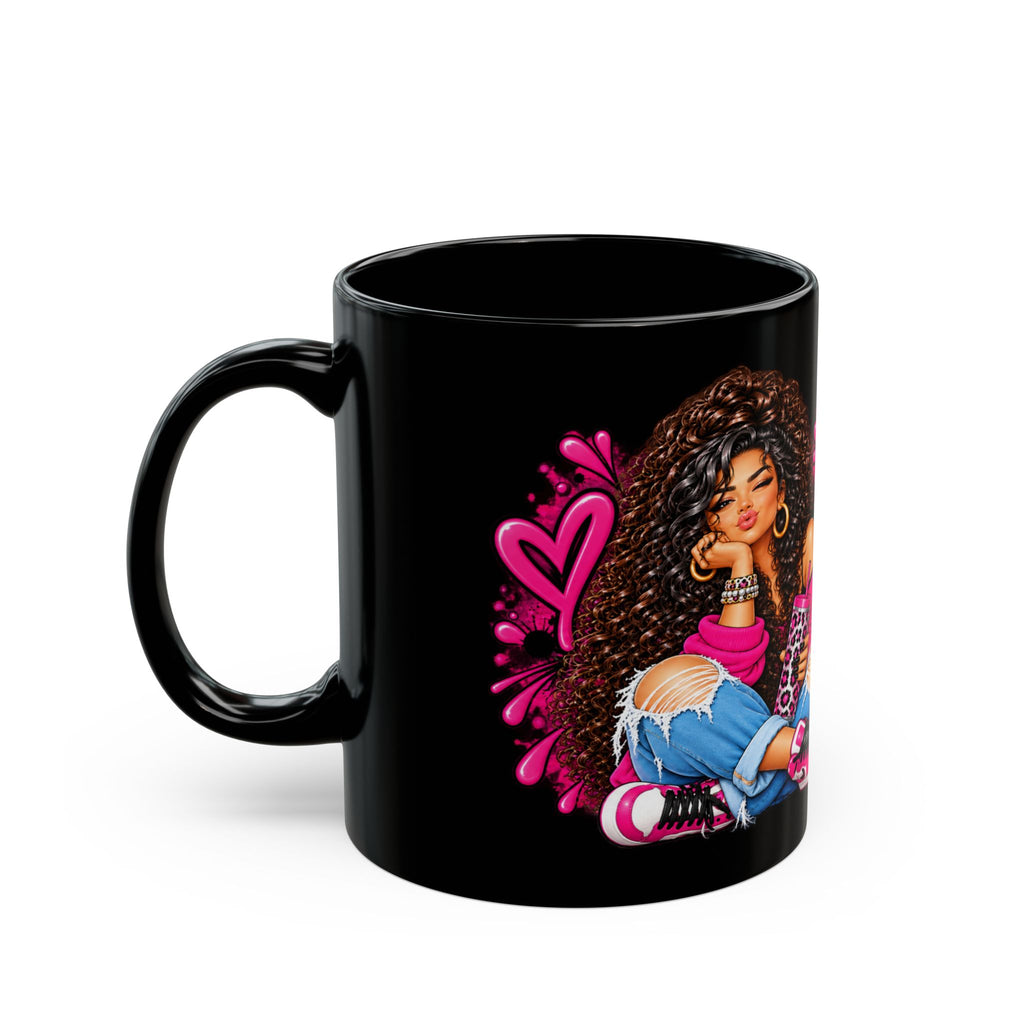 “I’m Not Mean, I’m Spicy Nice” Afrocentric Coffee Mug