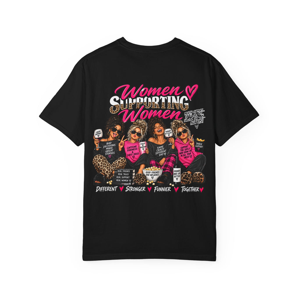Women Supporting Women T-Shirt — Empowerment Graphic Tee (Breast Cancer Awareness)