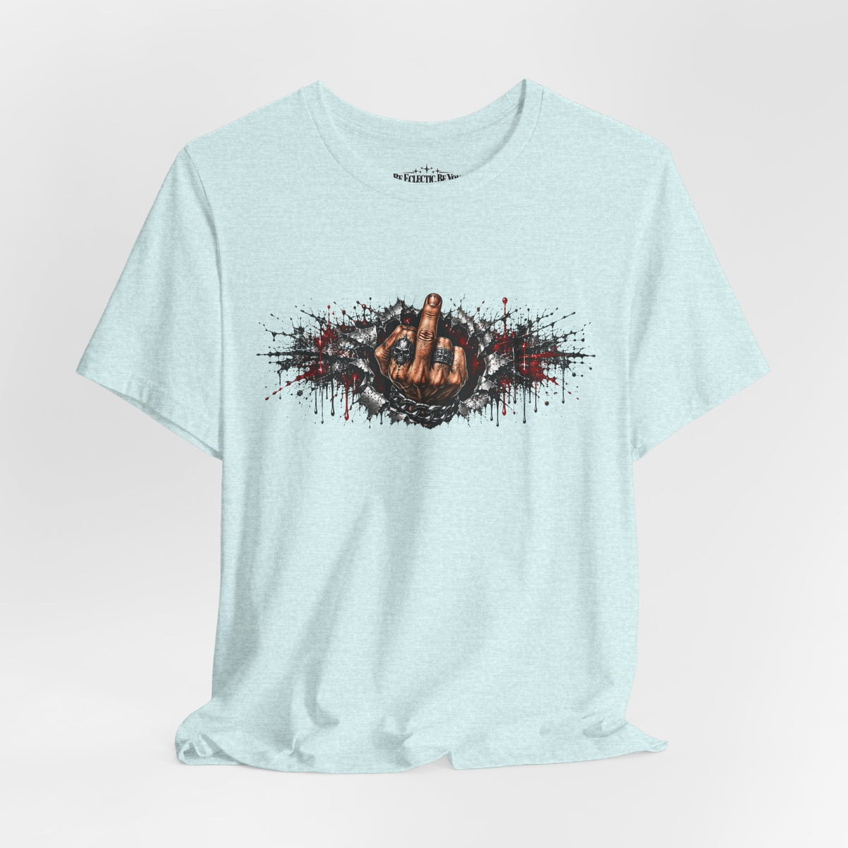 Rock On Hand Gesture Graphic T-Shirt