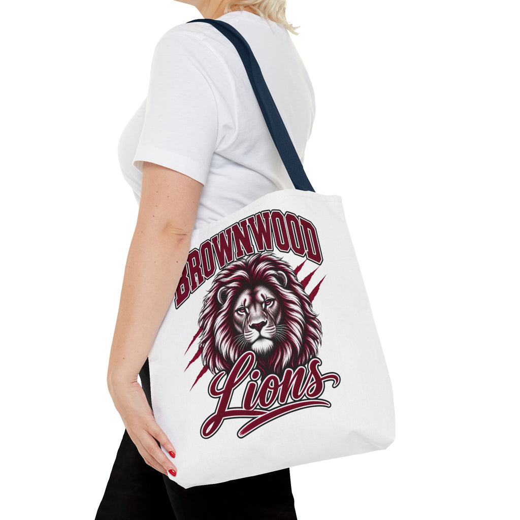 Brownwood Lions Tote Bag – School Mascot Lion Shopper