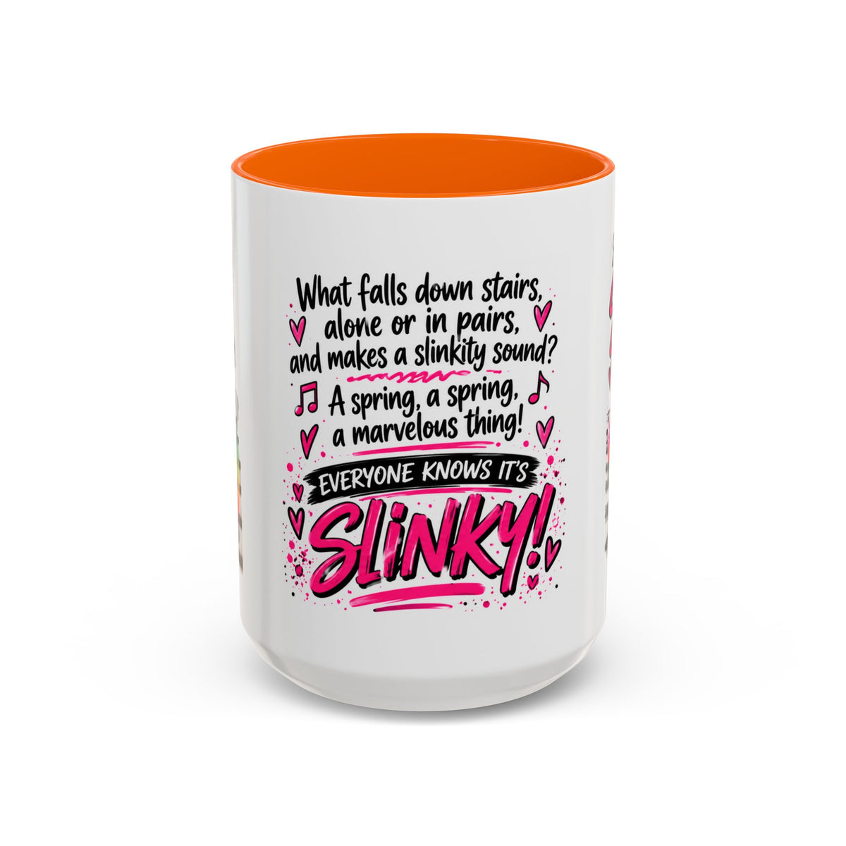 Slinky Coffee Mug — Funny Retro Toy Quote Accent Mug (11/15 oz)