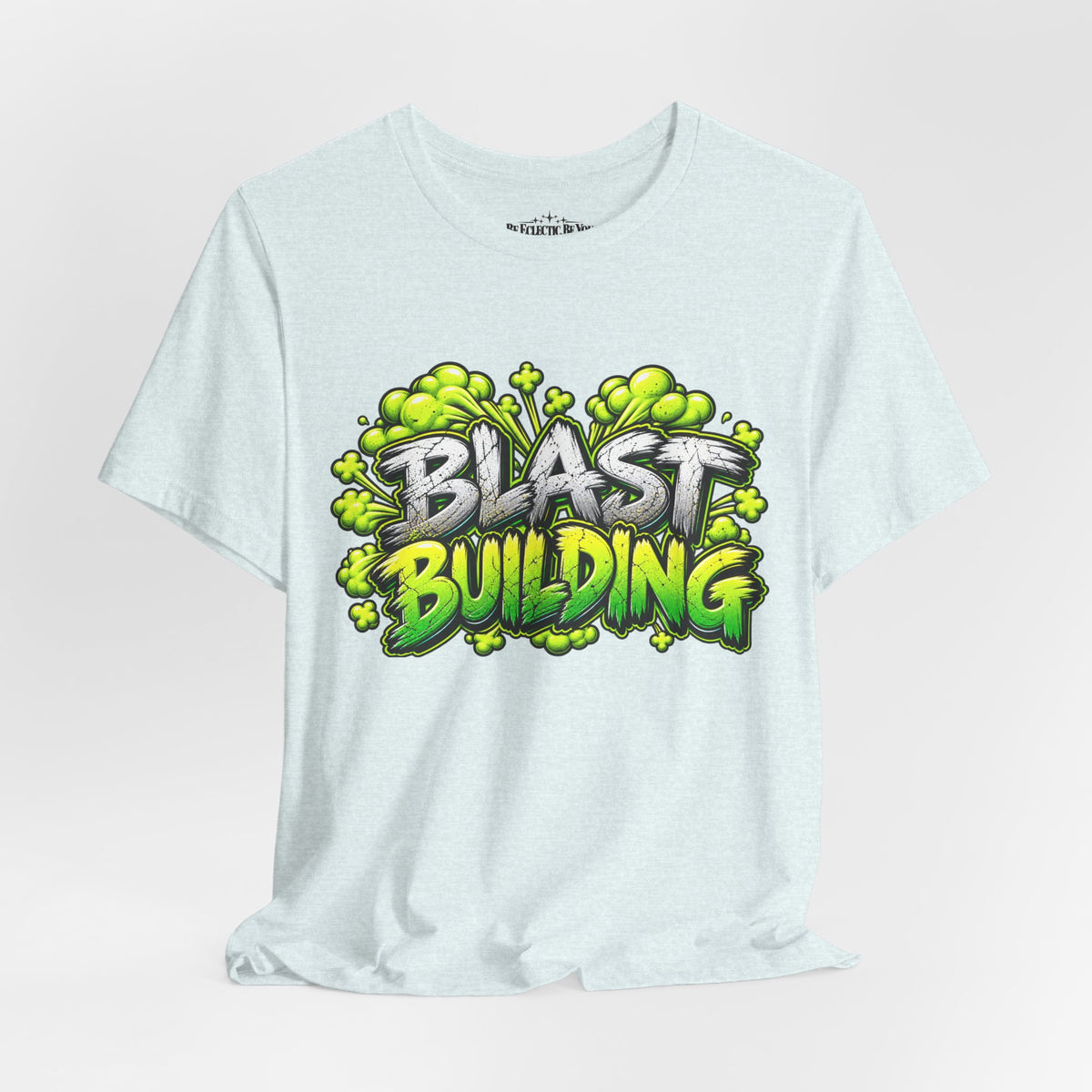 Blast Building Warning Blast Zone Graphic T-Shirt