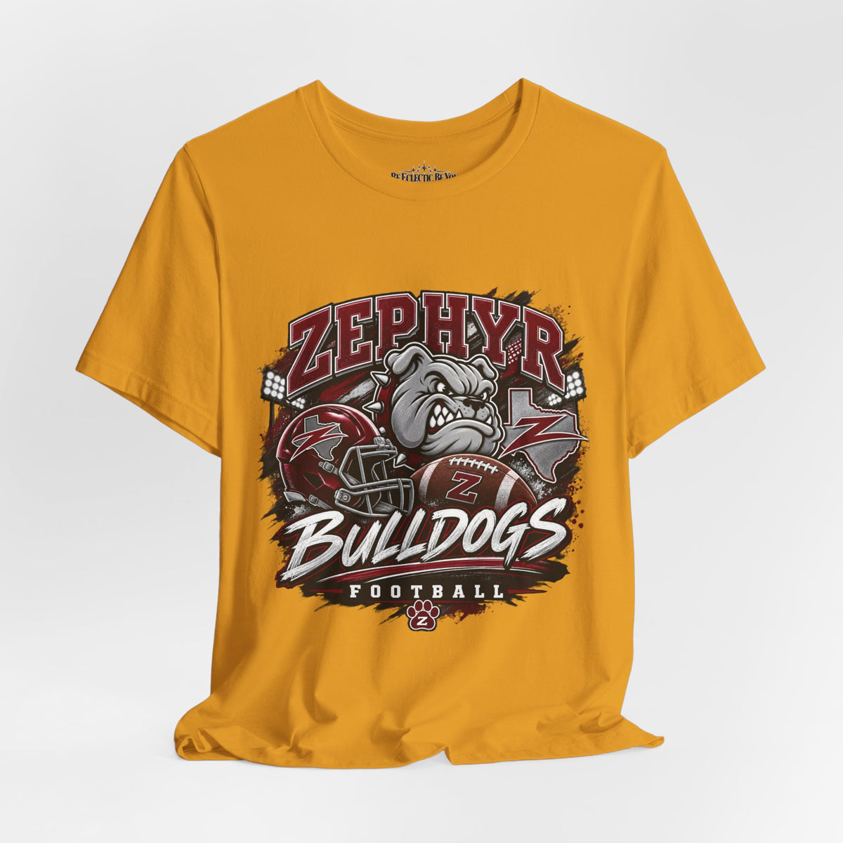 Zephyr Bulldogs Football Graphic Tee