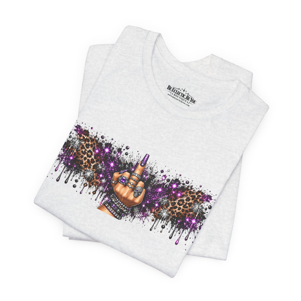Rude Finger Graphic T-Shirt