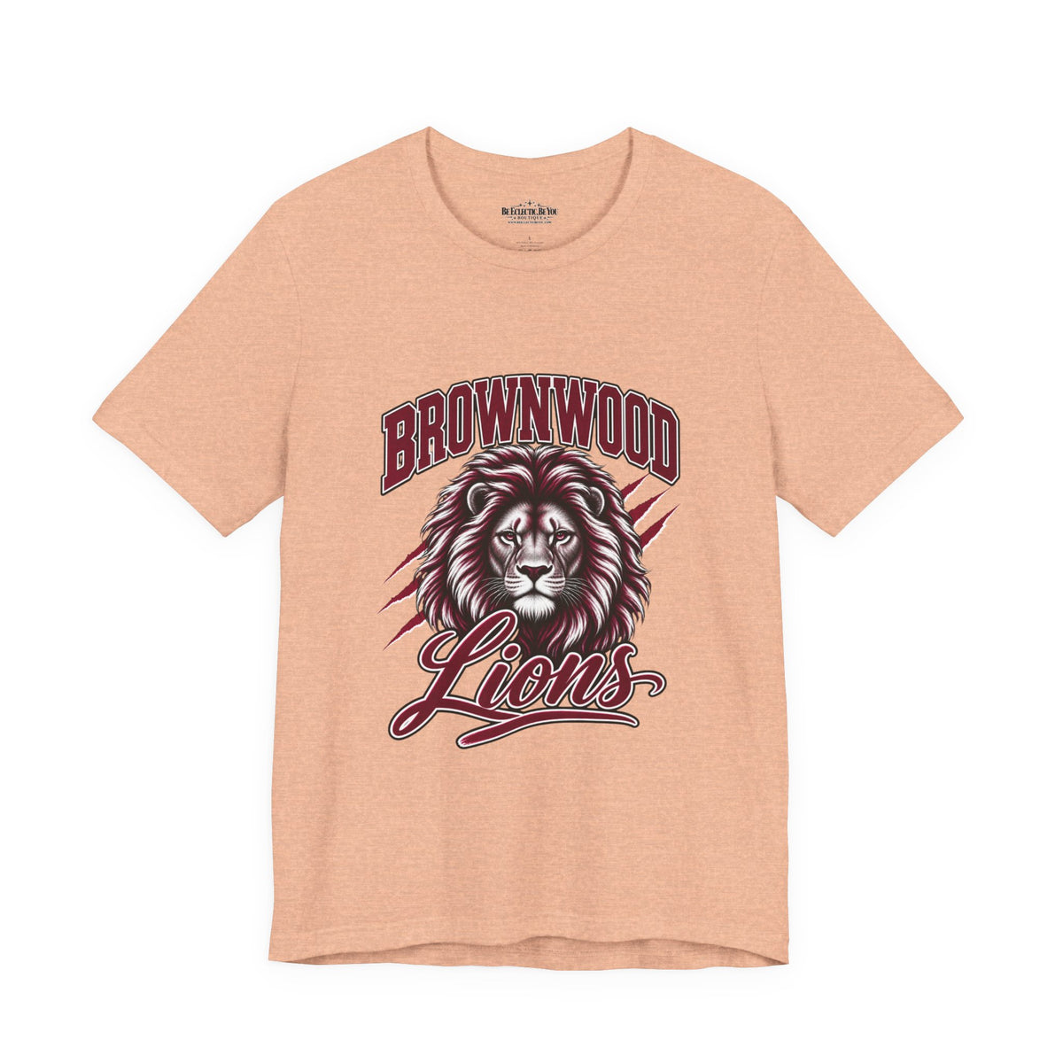 Brownwood Lions Mascot Graphic T-Shirt