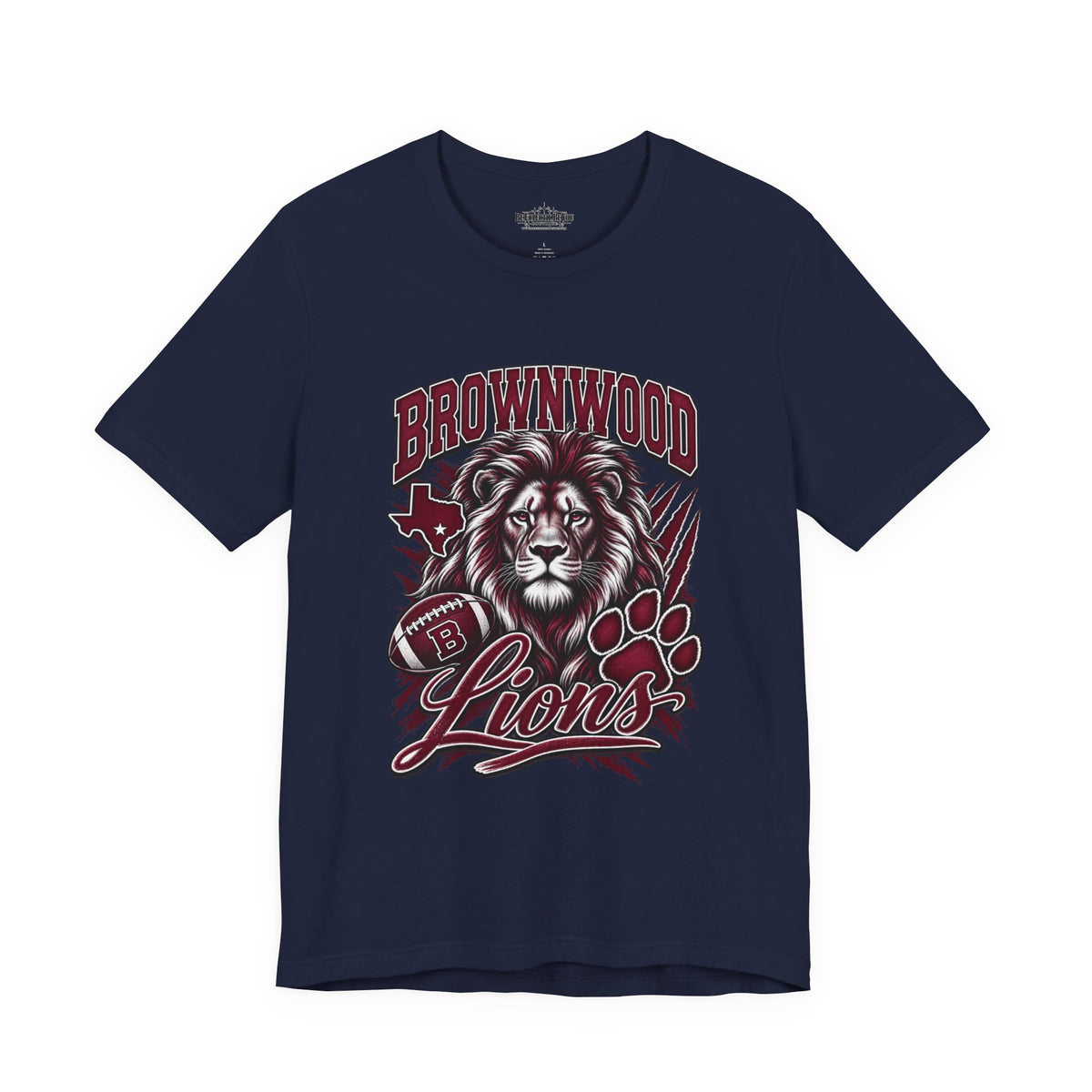 Brownwood Lions Vintage Lion Graphic T-Shirt
