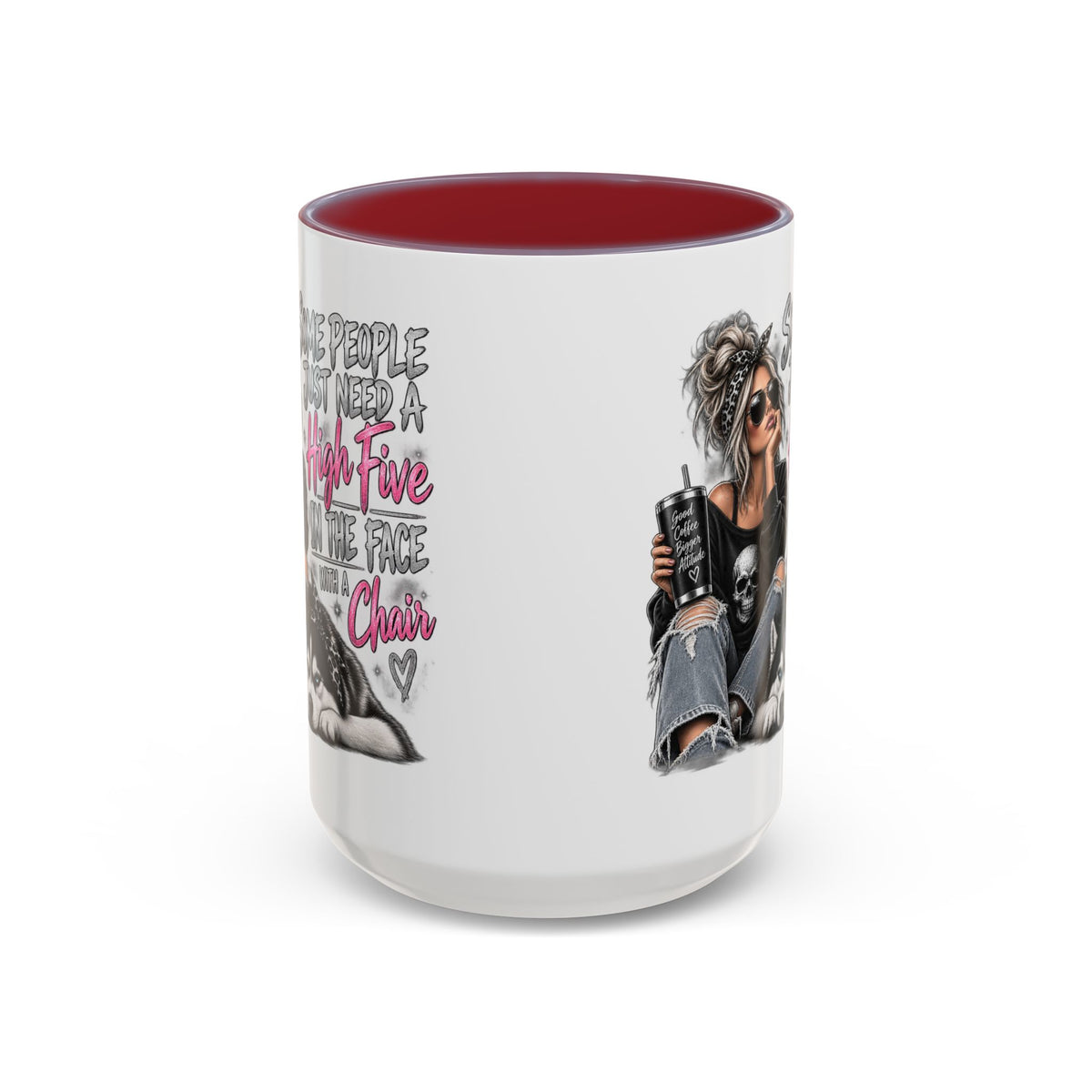 “Some People Just Need a High Five” Mug
