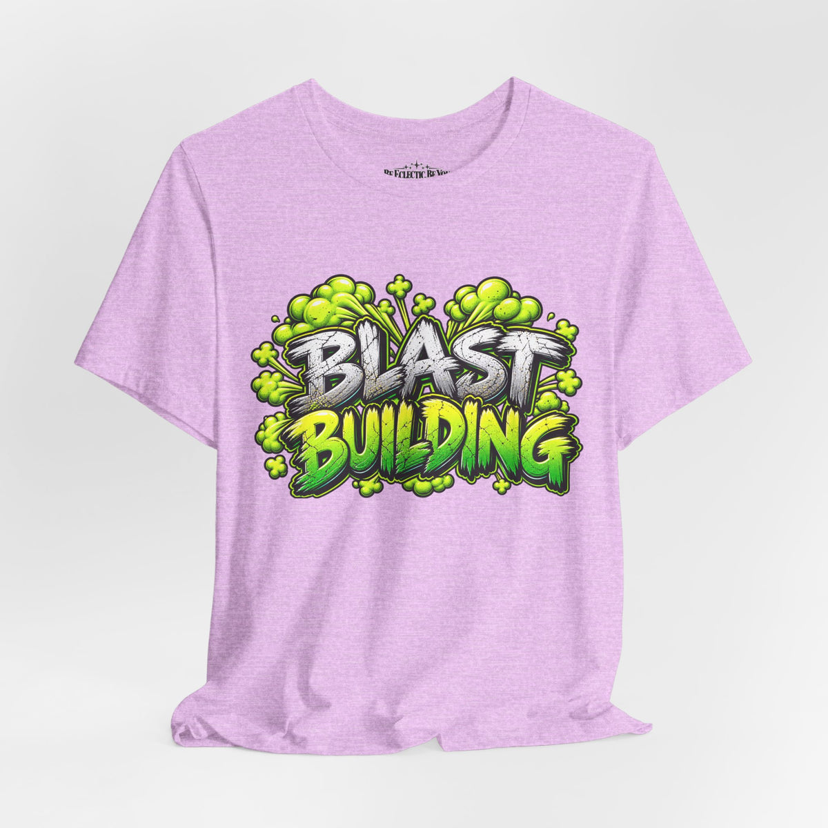 Blast Building Warning Blast Zone Graphic T-Shirt