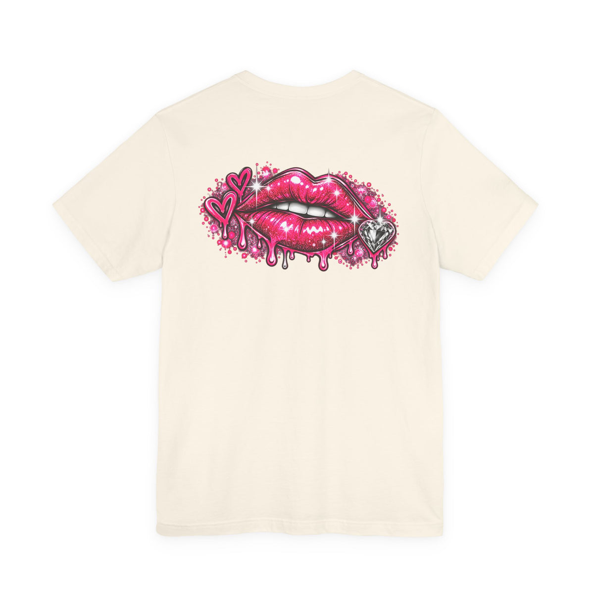 Sparkly Pink Lips Graphic Tee