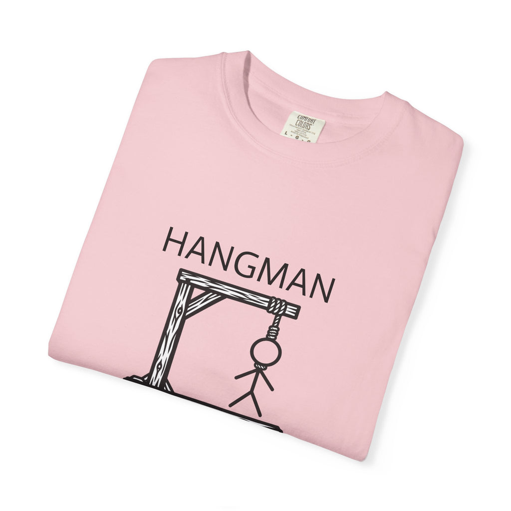 Hangman Game Unisex Garment-Dyed T-shirt
