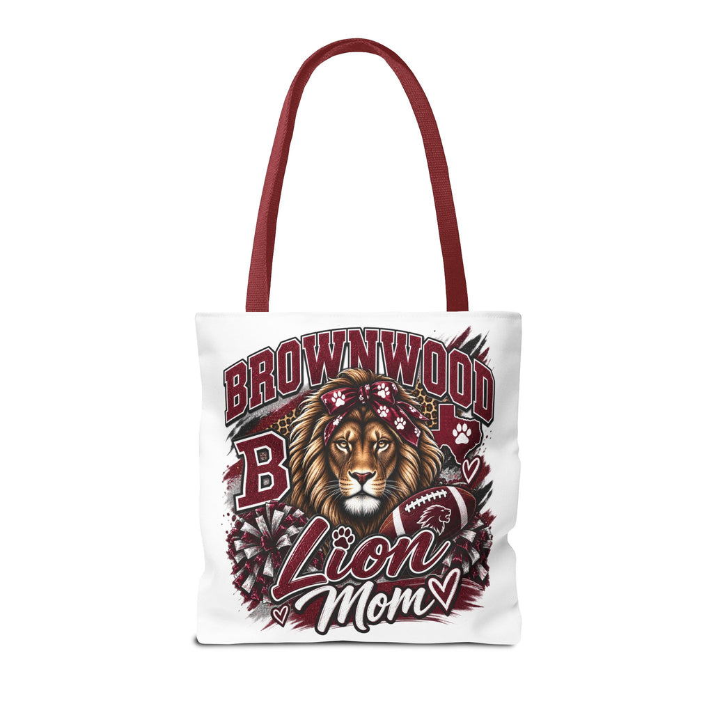 Lion Mom Tote Bag — Brownwood School Spirit Lion Mom Tote