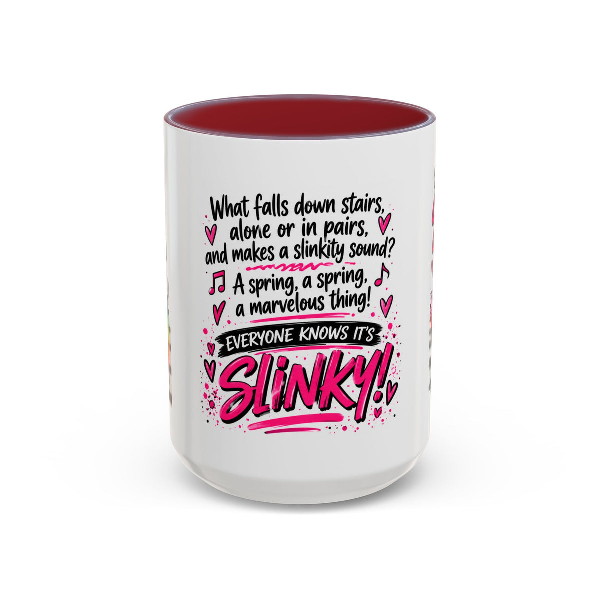 Slinky Coffee Mug — Funny Retro Toy Quote Accent Mug (11/15 oz)