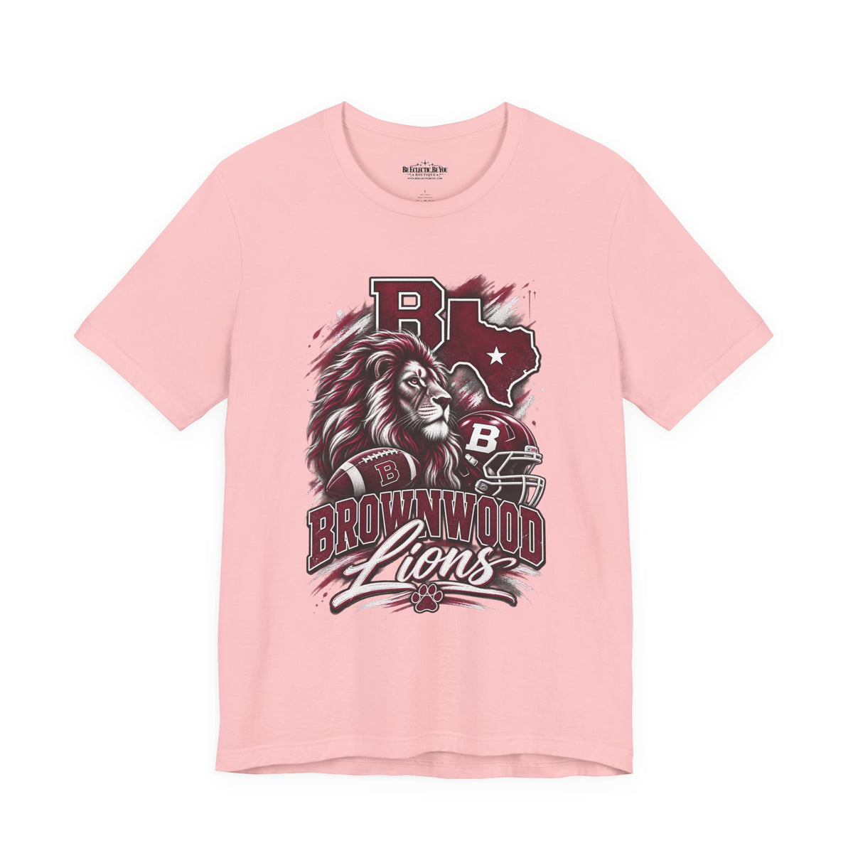 Brownwood Lions Mascot Graphic T-Shirt