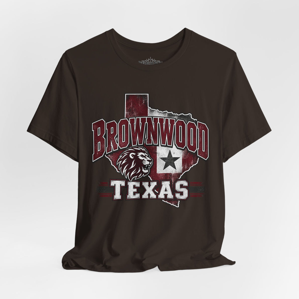 Brownwood Texas Lion Star Graphic T-Shirt
