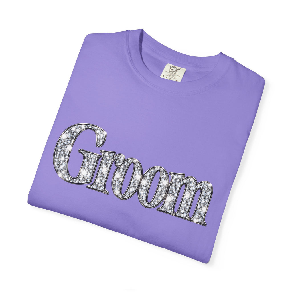 Groom Logo T-Shirt — Wedding Party Tee for Groom and Groomsmen