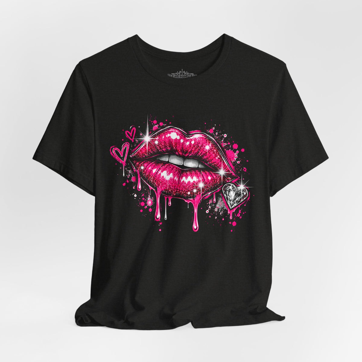 Kiss Lips Graphic Tee Sparkly