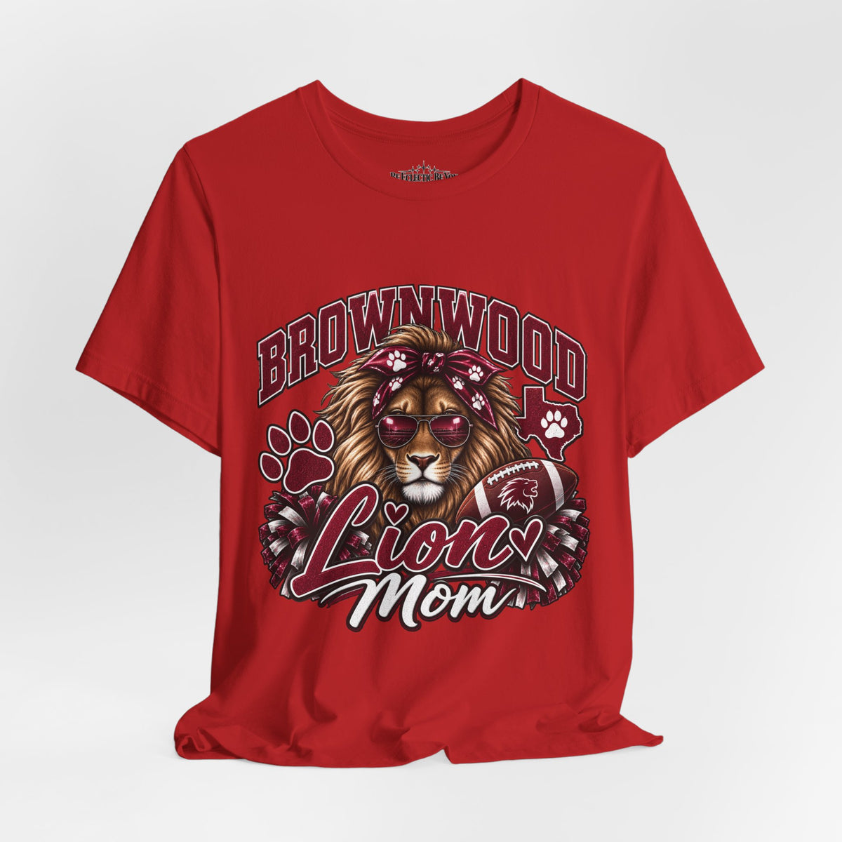 Brownwood Lion Mom Graphic T-Shirt