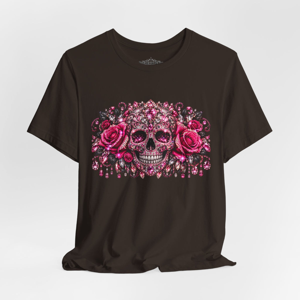 Sugar Skull Roses Gothic T-Shirt