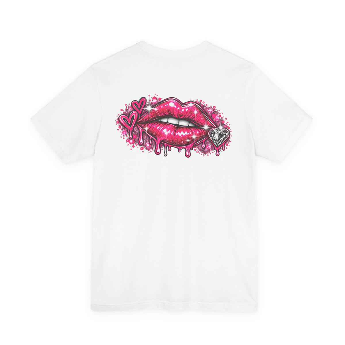 Sparkly Pink Lips Graphic Tee