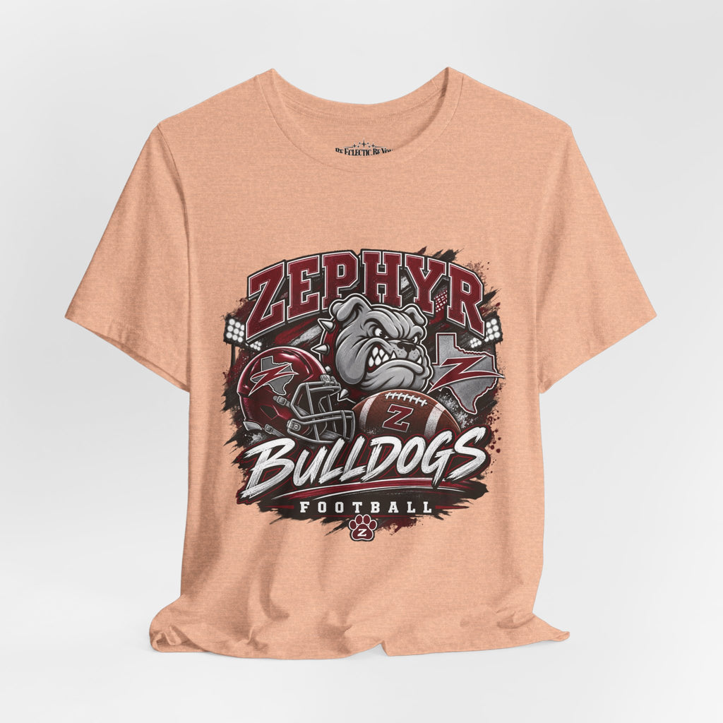 Zephyr Bulldogs Football Graphic Tee