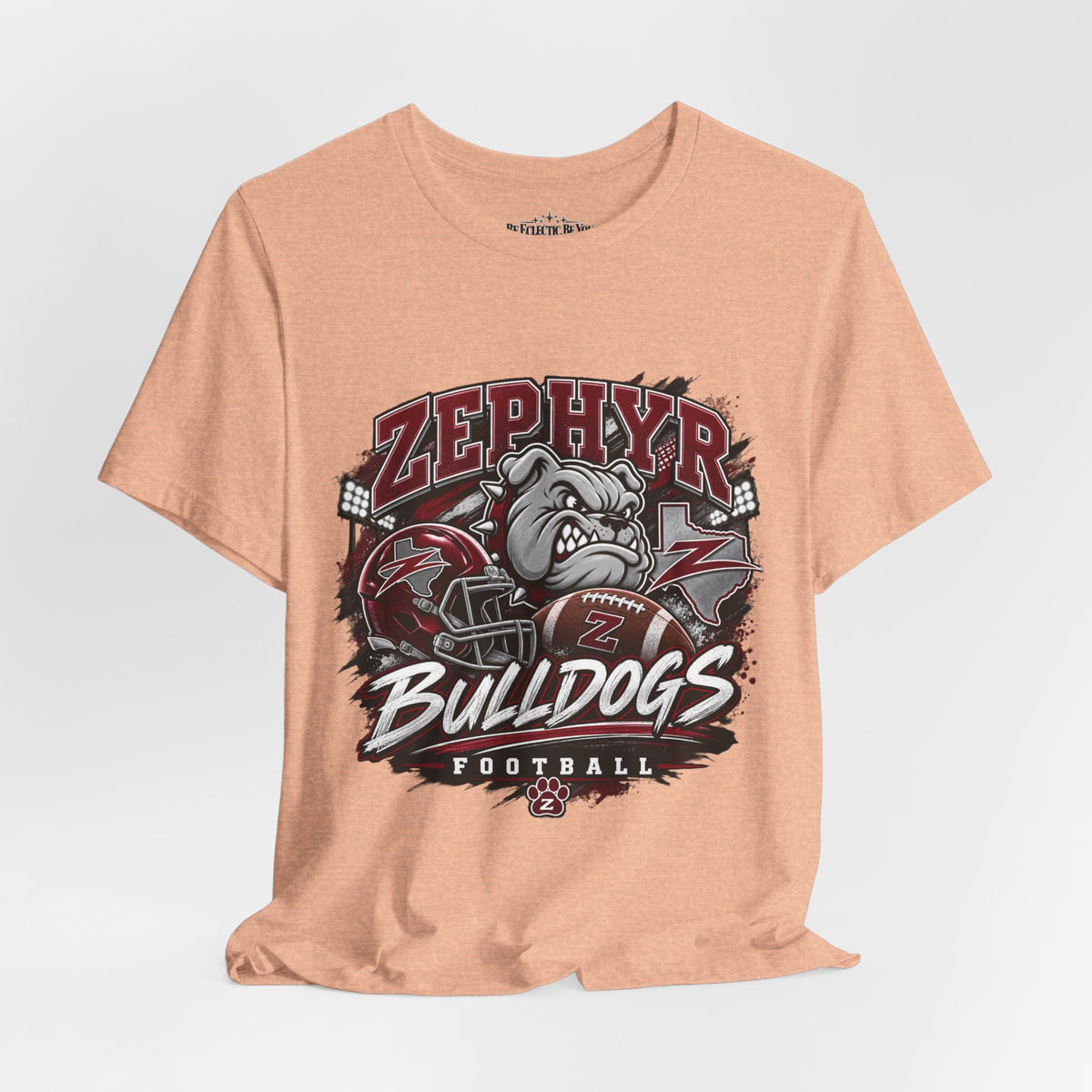 Zephyr Bulldogs Football Graphic Tee