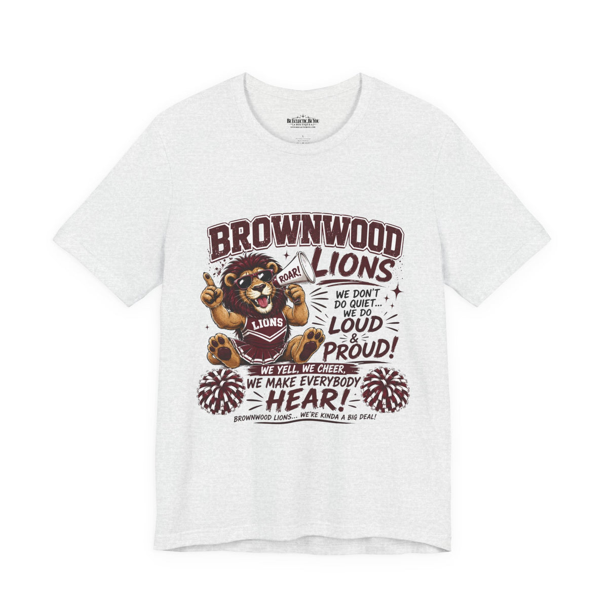 Brownwood Lions Team Spirit Cheer Jersey Tee