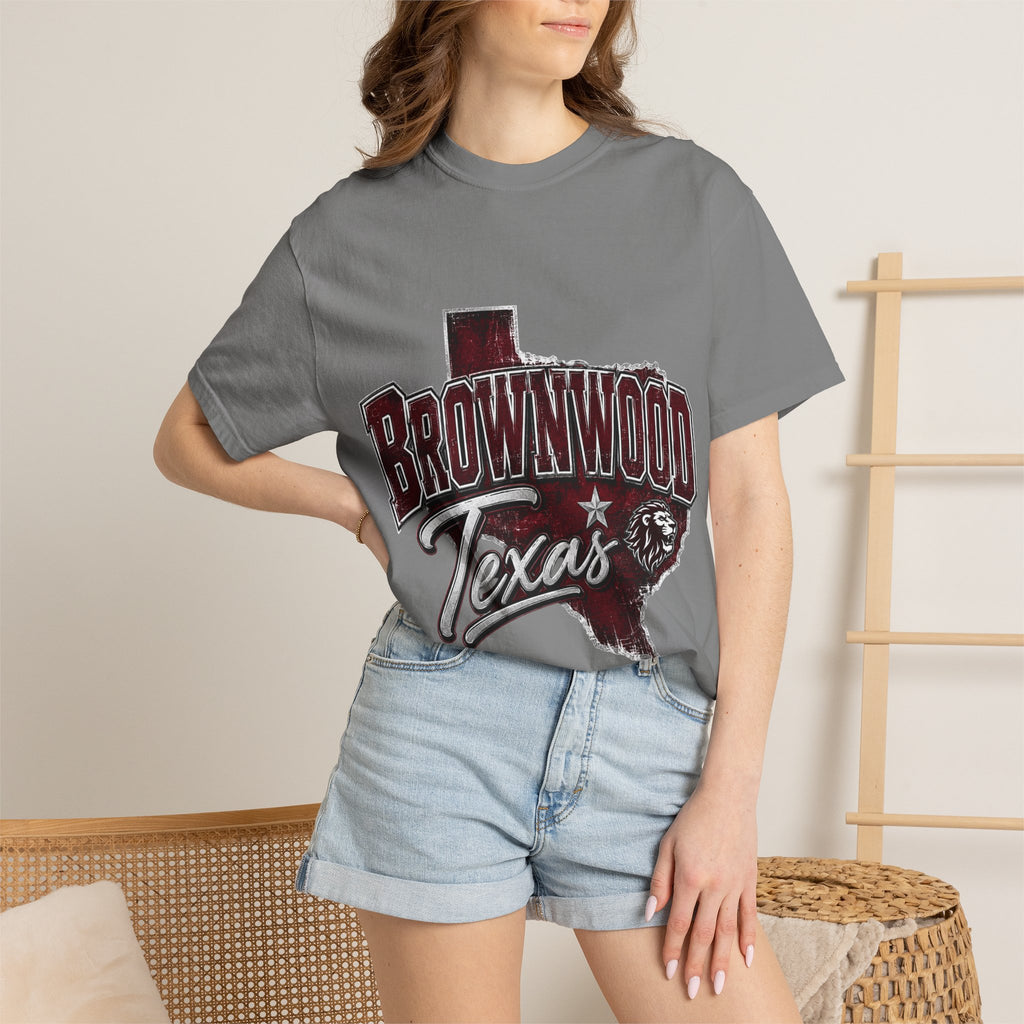 Brownwood Texas Unisex Garment-Dyed T-shirt