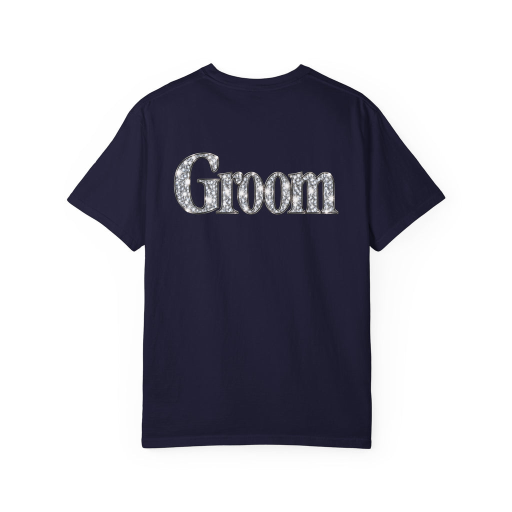 Groom Logo T-Shirt — Wedding Party Tee for Groom and Groomsmen