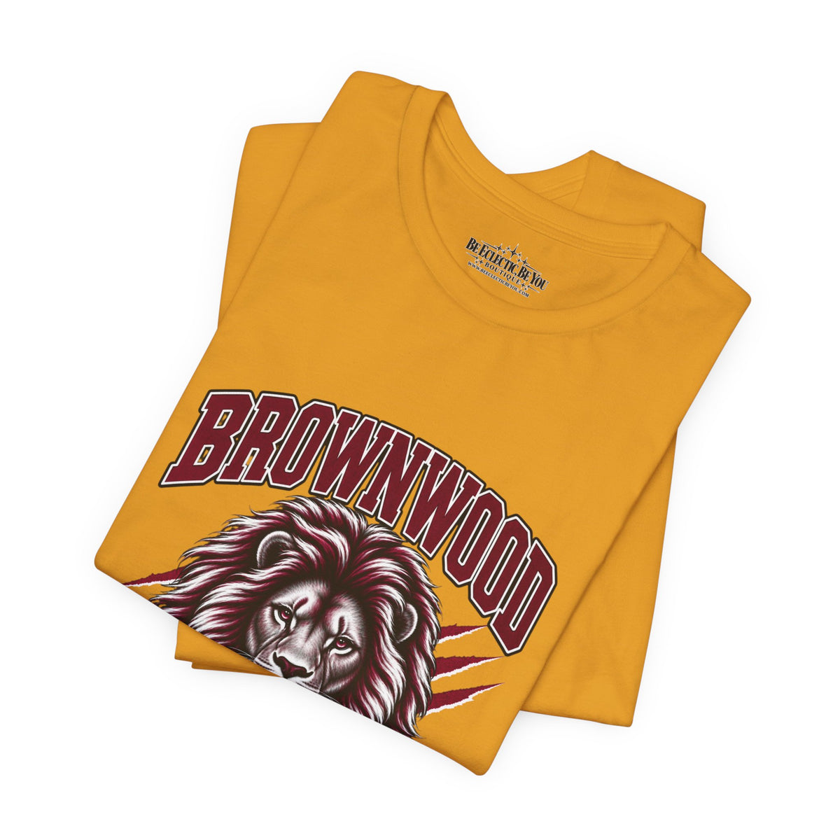 Brownwood Lions Mascot Graphic T-Shirt