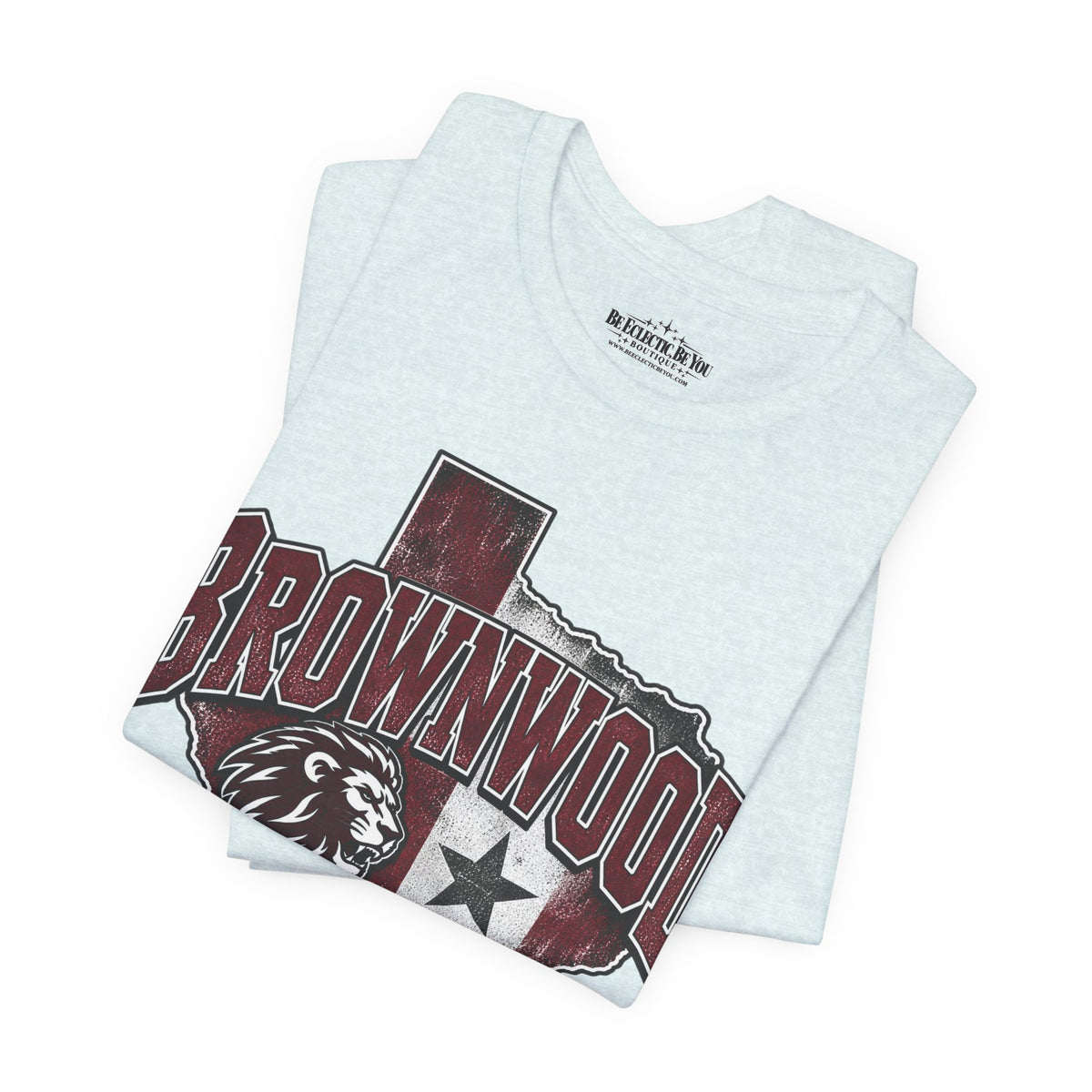 Brownwood Texas Lion Star Graphic T-Shirt