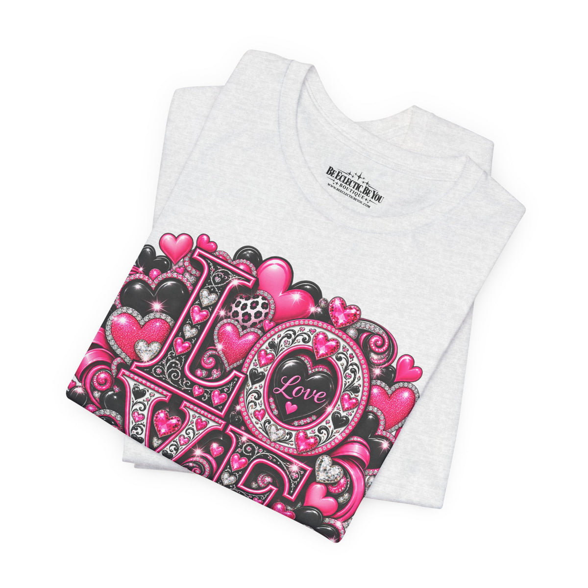 Love Heart Graphic T-Shirt – Romantic Valentine’s Day Tee