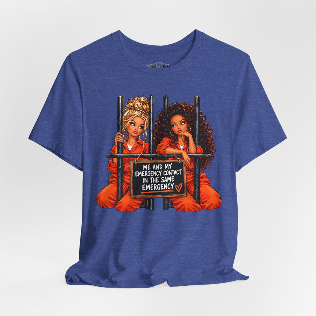 Emergency Contact Friendship Graphic Tee