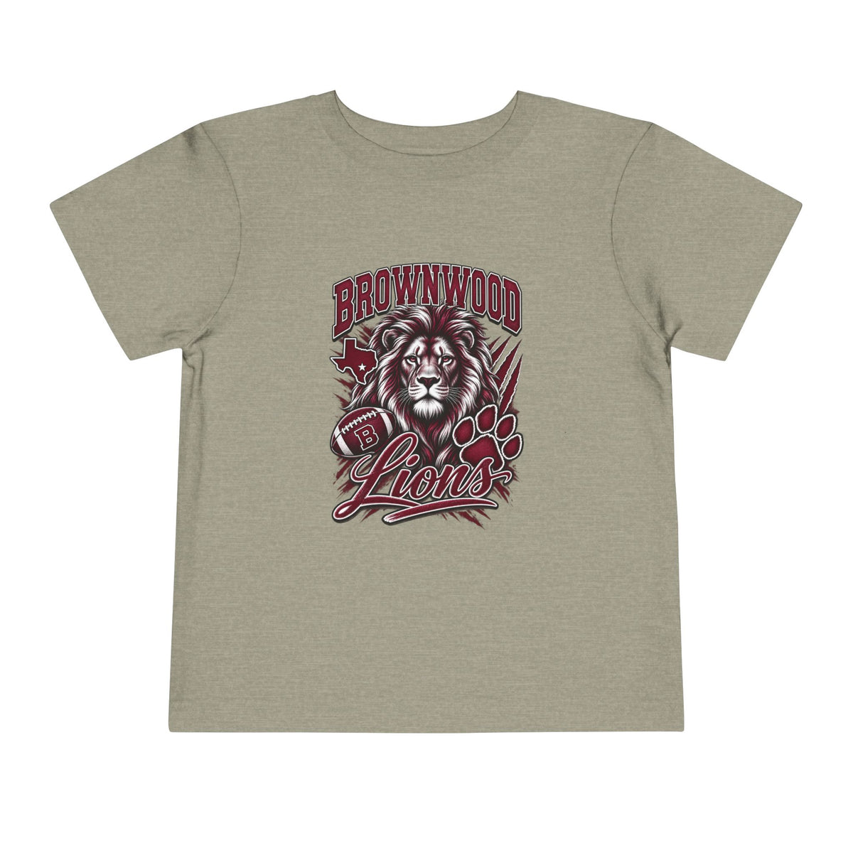 Brownwood Lions Toddler Short Sleeve Tee
