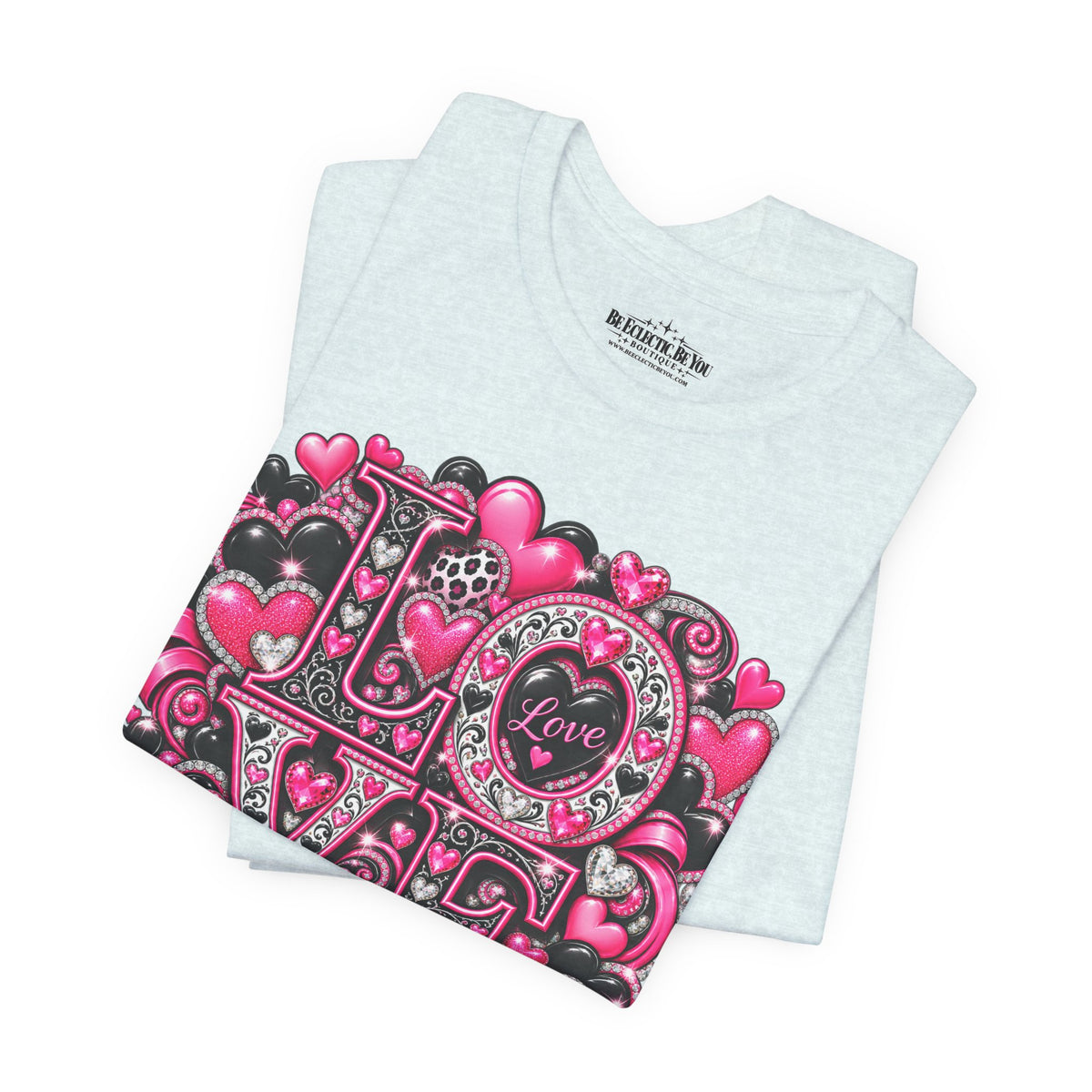 Love Heart Graphic T-Shirt – Romantic Valentine’s Day Tee